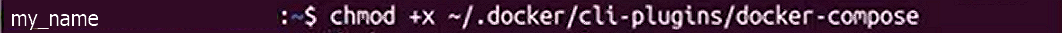 Назначение прав на docker-compose